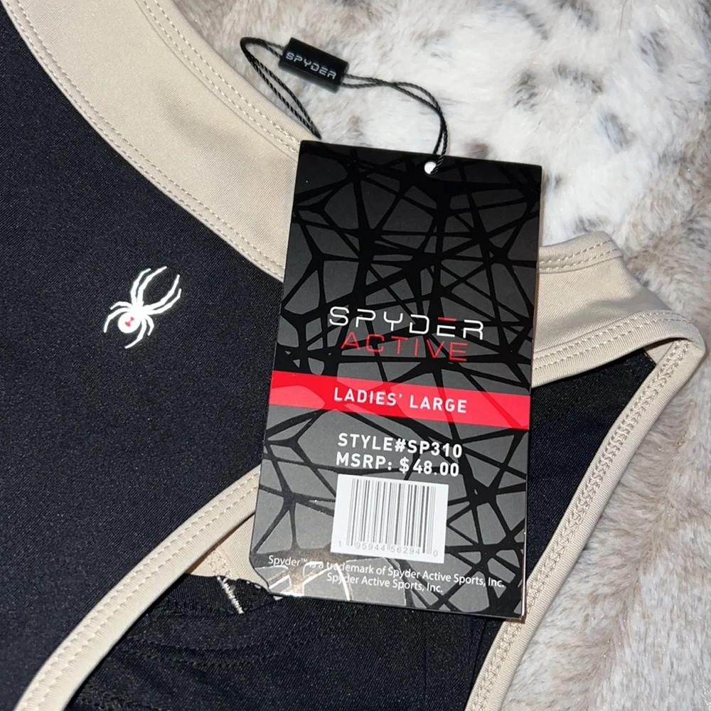 NWT Spyder sports bra size large - Picture 4 of 6